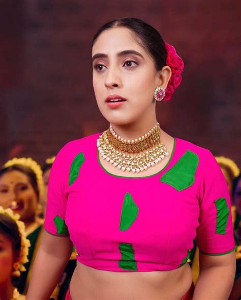 In Pics Sameeksha Sud Looks Hot And Chilly In A Pink Green South Indian Style Outfit