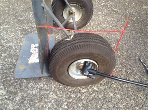 Re Inflating A Tubeless Wheelbarrow Or Hand Truck Tire Without