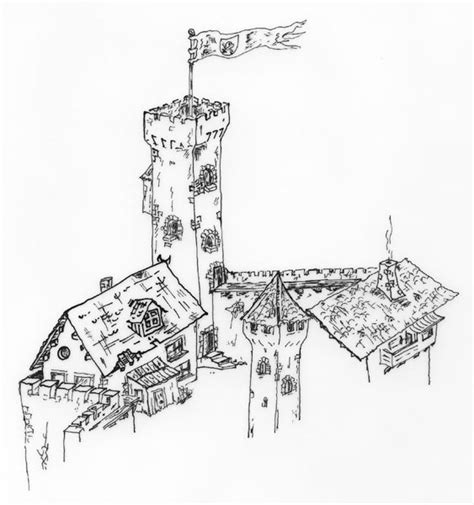 Sie ist eine doppelburg und besteht aus der kaiserburg und der burggrafenburg. Malerei und Zeichnung Eine Burg entsteht - Photoshop-Cafe ...