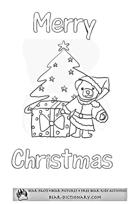 Drawn with different styles and difficulty levels. Merry Christmas Bears Coloring Sheet,Toby's Bear Christmas ...