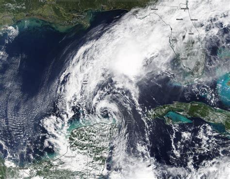 nasa imagery reveals tropical storm gamma battered by wind shear science codex