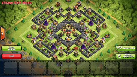 This bases are perfect if you are trying to fill your storages and want to protect your loot as much as possible from the enemy attacks. Clash Of Clans Th9 Best Farming Base Layout Design 2018 ...