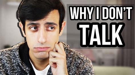 why i never talk in my videos youtube