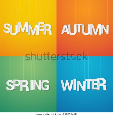 four seasons spring summer autumn winter stock vector royalty free 298222478 shutterstock