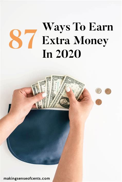 80 Ways To Earn Extra Money In 2020 In 2020 Extra Money Make Money