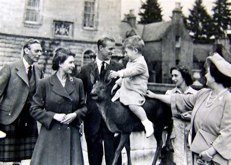 Prince philip was the husband of queen elizabeth ii of the united kingdom and the father of the heir apparent, charles, prince of wales. Royal family photos show a young Prince Charles sitting on ...