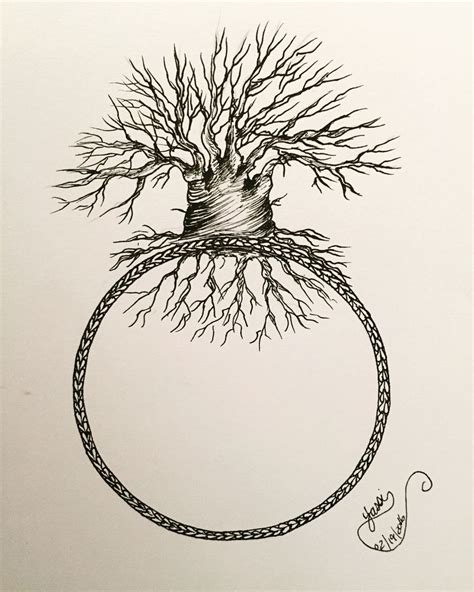Tree Of Life Circle Of Life Rebirth Illustration Art By Yasaman