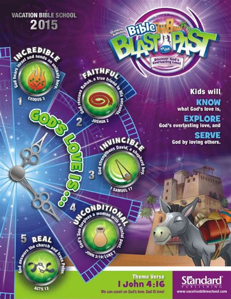 Vbs 2015 Bible Blast To The Past Standard Equippingkids Vbs