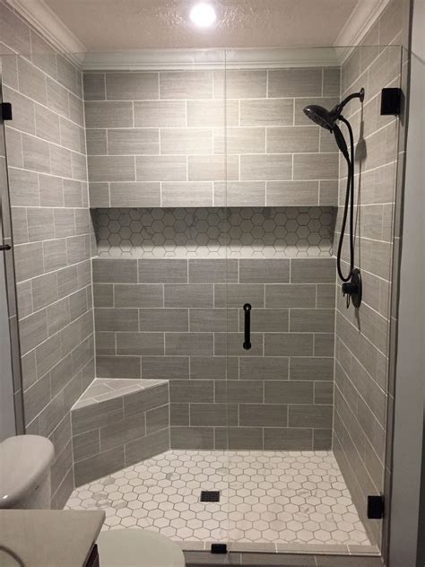 View our image gallery to get ideas for bathroom floors, walls, tubs, and shower stalls. Our finished walk-in shower. Walls: Florim USA 6x24 (cut ...