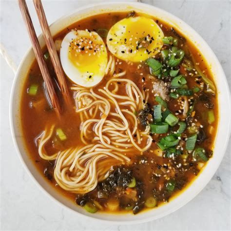 Ramen Noodle Soup Make It In Minutes The Hint Of Rosemary