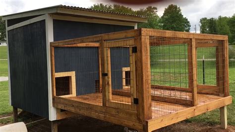 Raised Dog Kennels Attached To Whelping House Build With Pics Youtube
