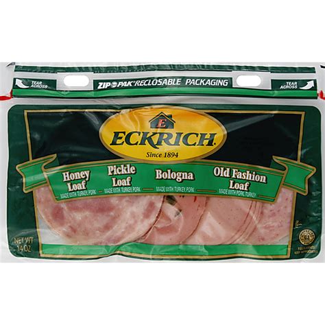 Eckrich Variety Pack Honey Loaf Pickle Loaf Bologna Old Fashion