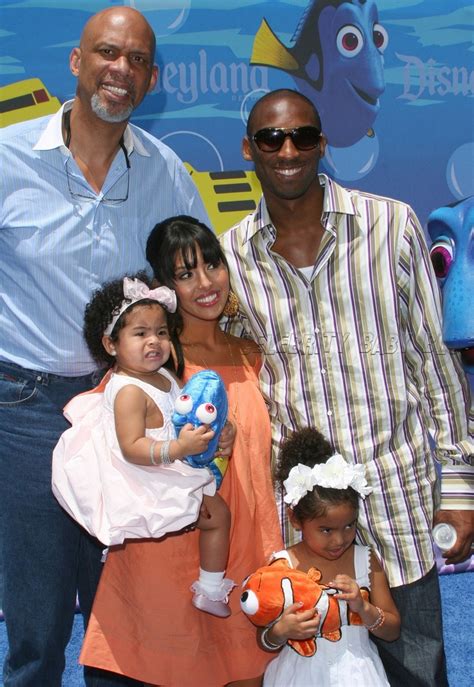 19,2003 was their first child name natalia diamante kobe bryant and vanessa bryant have 2 daughters. Kareem Abdul Jabbar with Kobe and Vanessa Bryant and their ...