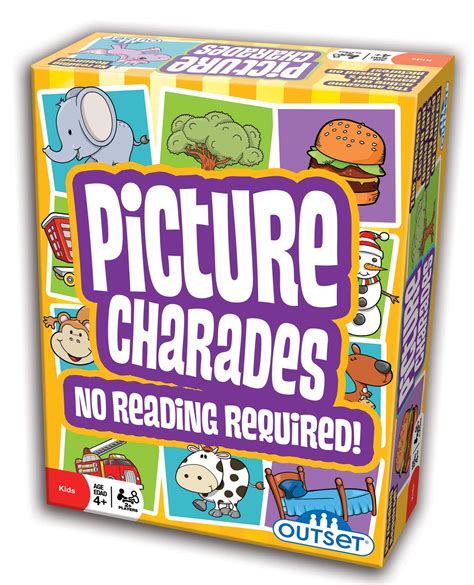 Buy Outset Media Picture Charades For Kids No Reading Required An