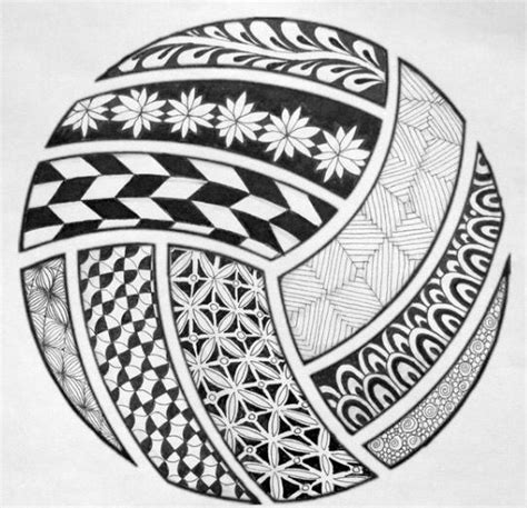 How to draw a volleyball. Pin on volley ball