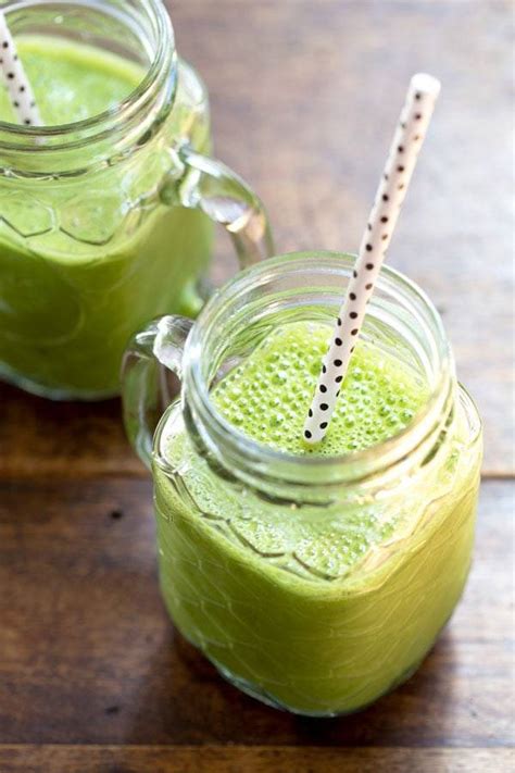 The 4 Ingredient Green Smoothie Recipe Pinch Of Yum
