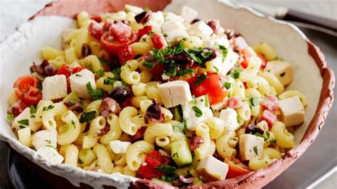We make this pasta salad all the time. Italian Chicken Pasta Salad | Recipes | Food Network UK
