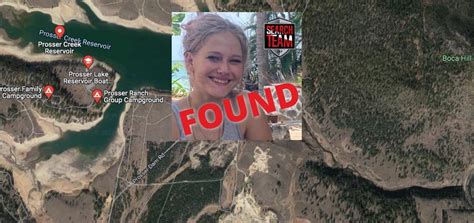 Kiely Rodni Missing Found Prosser Lake Cause Of Death