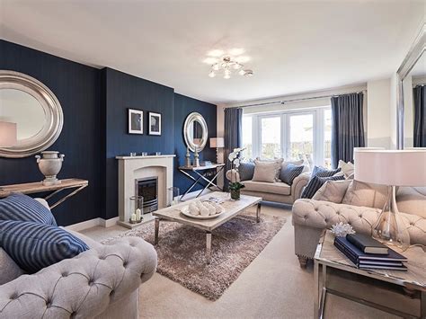 Top 10 Navy Blue And Cream Living Room Ideas Pictures