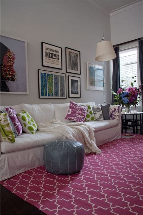 All of this somehow works against a gray, black and white painted floor. 87 best Living room color ideas, pale gray with pops of ...