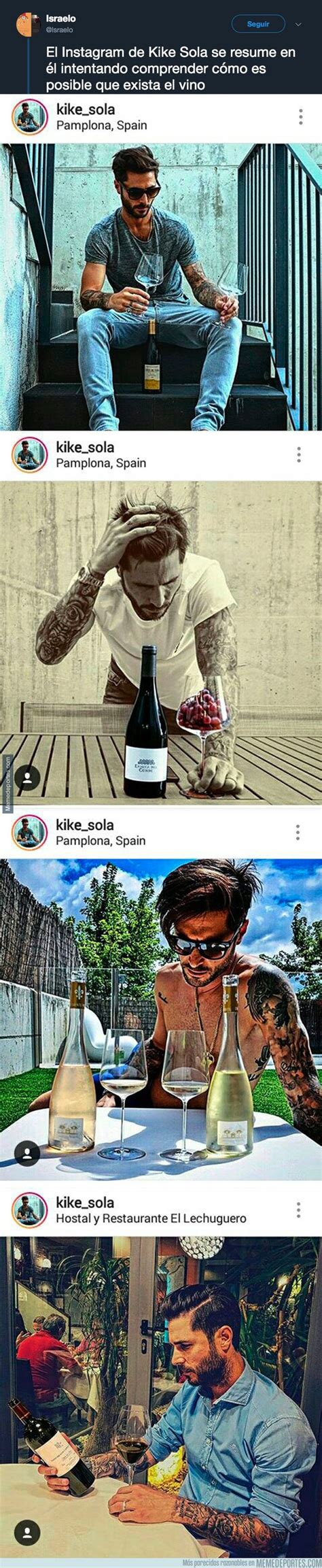 [ memedeportes ] todo el mundo se está riendo con el instagram de kike sola al descubrir su