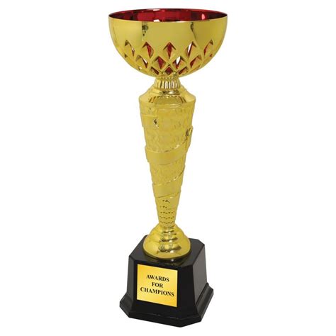 Metal Cup 38327 Gold Red Emico Trophy Official