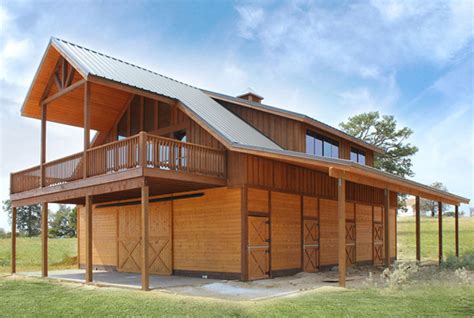 With the second floor you have plenty of hay storage, or think about adding living quarters during the process we like to get you a horse barn floor plan, and elevations to make sure we are all on the same page. Home Design: Great Option Barns With Living Quarters That ...