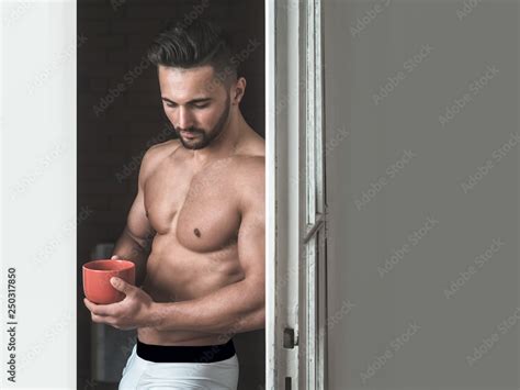 Morning Coffee Romantic Man Honeymoon A Man With A Cup Of Tea