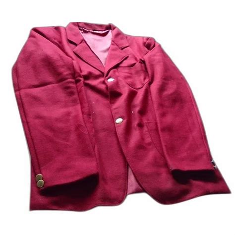 Winter Cotton Kids Red School Uniform Blazer Size Medium At Rs 500 In