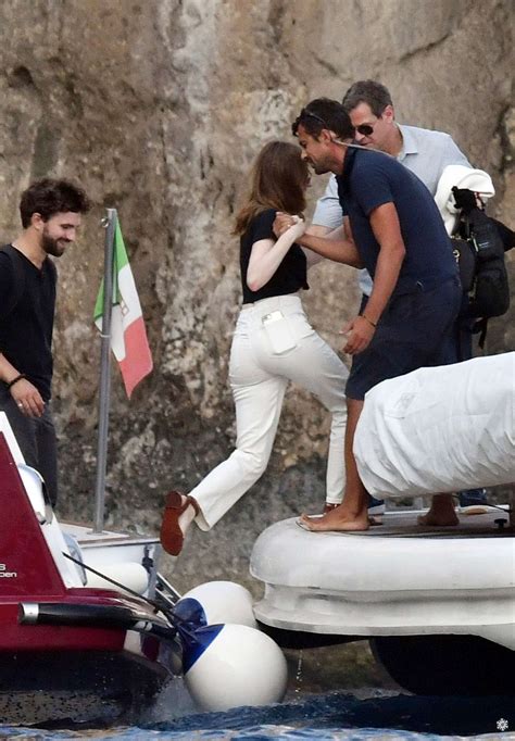 After dating for a couple of years, they announced their engagement in december 2019 and reportedly had a secret wedding ceremony. Emma Stone and Dave McCary at holiday in Capri | GotCeleb