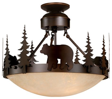 When making a selection below to narrow your results down, each selection made will reload the page to display the desired results. Bozeman 18" Semi-Flush Mount Light - Rustic - Flush-mount ...