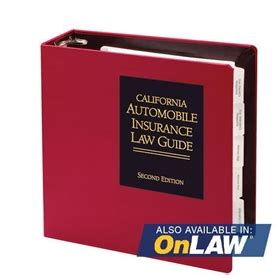 Maybe you would like to learn more about one of these? California Automobile Insurance Law Guide | Legal ...