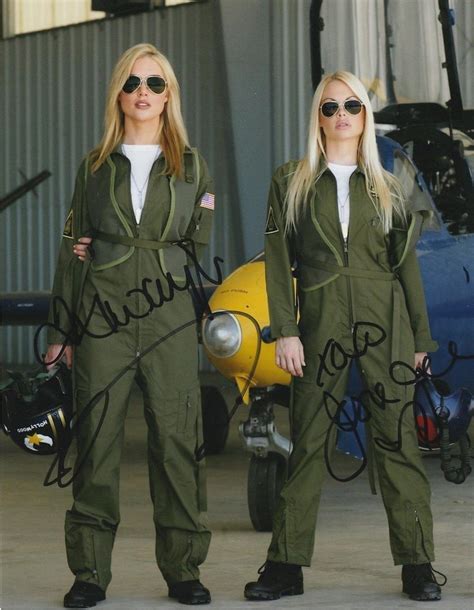 Kayden Kross And Jesse Jane Top Gun Pilots Parody Autograph Signed X