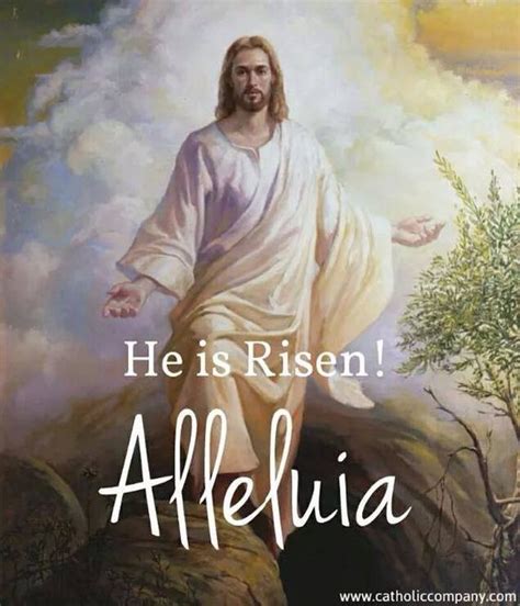 (jesus said) i am the resurrection and the life; He is Risen! Alleluia :-) | Jesucristo | Pinterest | He is