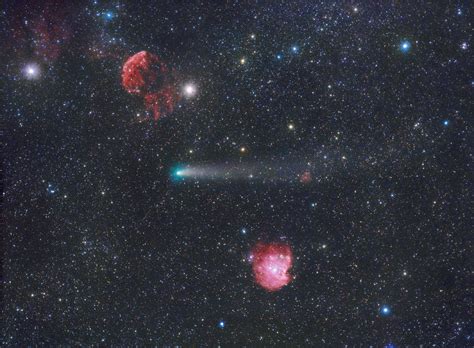 Esplaobs Comet 21p And Deep Sky Objects Taken By Michael Jäger On