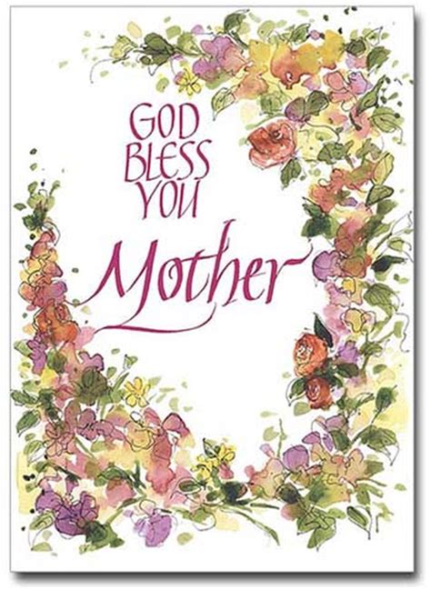 To make this day special, people usually give gifts, flower bouquets to their mothers and/or take their mothers. Sisters of Carmel: God Bless You Mother's Day Greeting Card