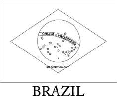 It also has some of the largest animals in. Printable Map--Outline of Brazil - @fabiana : : milpares.com Shields for Layla when she can ...
