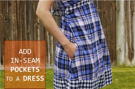Tutorial Add In Seam Pockets To A Dress A Modicum Of Ingenuity
