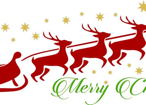 Download Reindeer Clipart Santa Reindeer Merry Christmas Png Purple