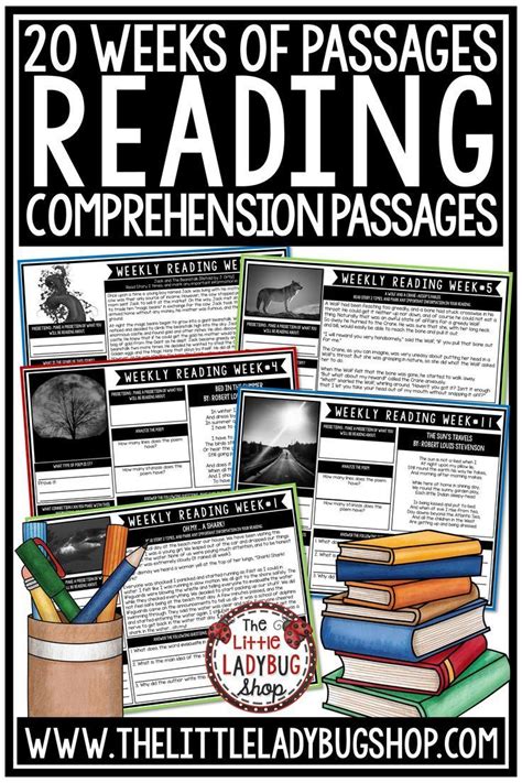 Close Reading Comprehension Passages 4th Grade 3rd Grade