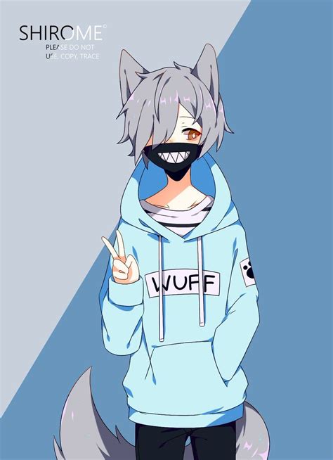 Wolf Boy Anime Drawing