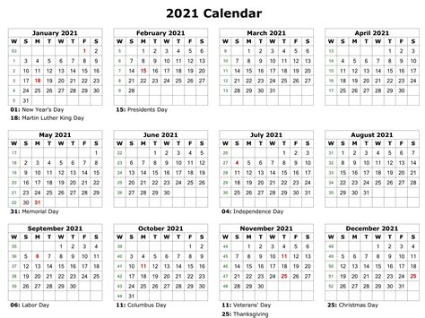 Choose the month that you want to download and then click on the word icon next to that month. 2021 Print Free Calendars Without Downloading | Calendar Template Printable