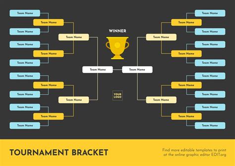 Make Your Own Bracket Template