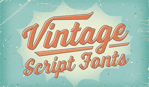 Whether you're a baseball fan or not, fenway script typeface is gonna catch your fancy. Vintage Script Fonts With a Bold, Handmade Feel | Creative ...