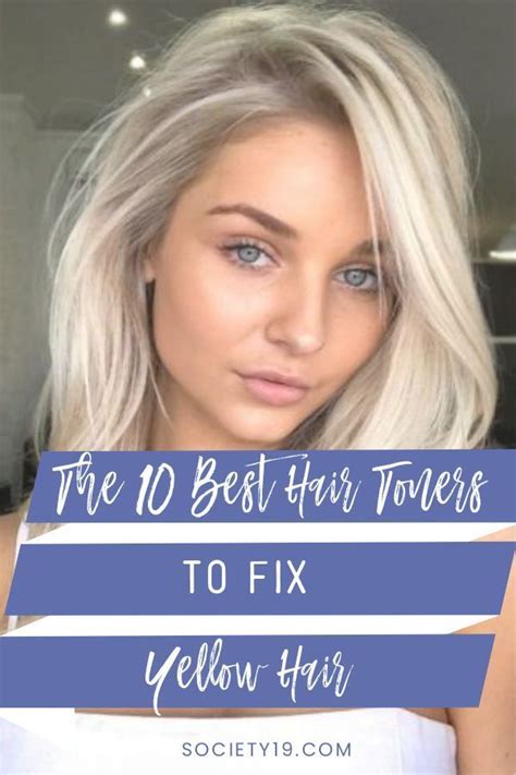 Periodically look at your hair to ensure that it is processing properly (removing signs of red and gold). The 10 Best Hair Toners to Fix Yellow Hair (With images ...