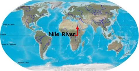 Together with the tigris, it is one of the two defining rivers of mesopotamia. Nile River Map | Tigris River On World Map | World map ...