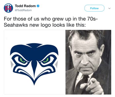 Richard Nixon Seattle Seahawks Logo Know Your Meme
