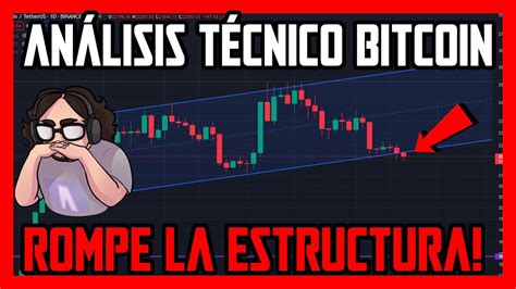 BITCOIN rompe la ESTRUCTURA Hasta DÓNDE puede BAJAR Análisis