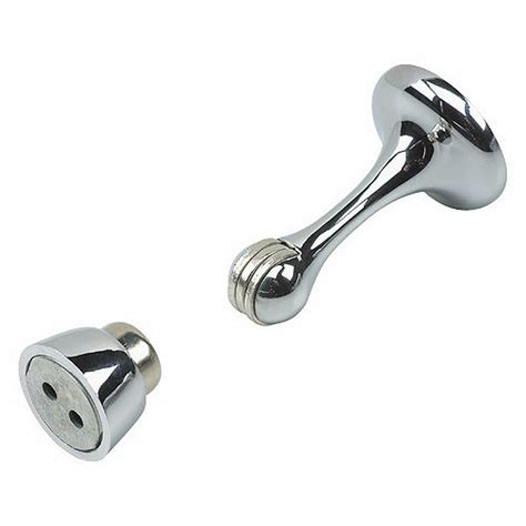 Package included 1pcs magnetic door stop (included enough screws) 1pcs rubber bumper. Onward 3 in. Chrome Magnetic Door Stop-67CR - The Home Depot