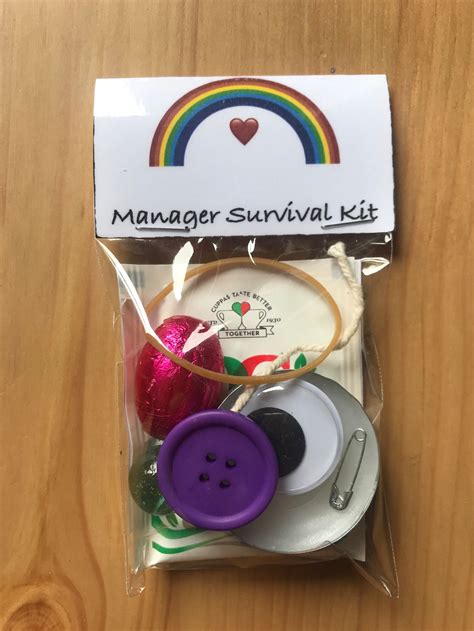 Manager Survival Kit Unique Fun Novelty T Miss You Etsy